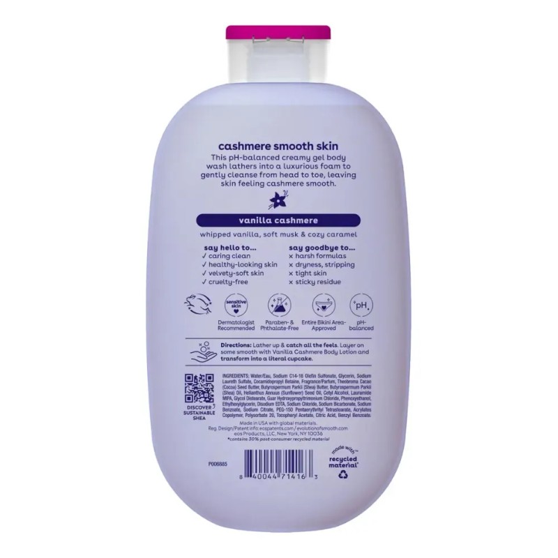EOS Shea Better Gel de Baño Vainilla Cashmere 473 ml