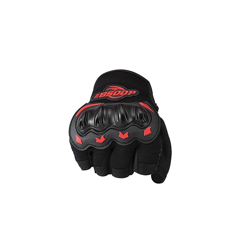 XTRAFAST Tactical Security Gloves Police Fingerless Leather with Protective Padding