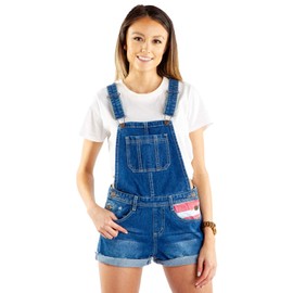 Tipsy Elves Women's American Flag Overalls Size Large