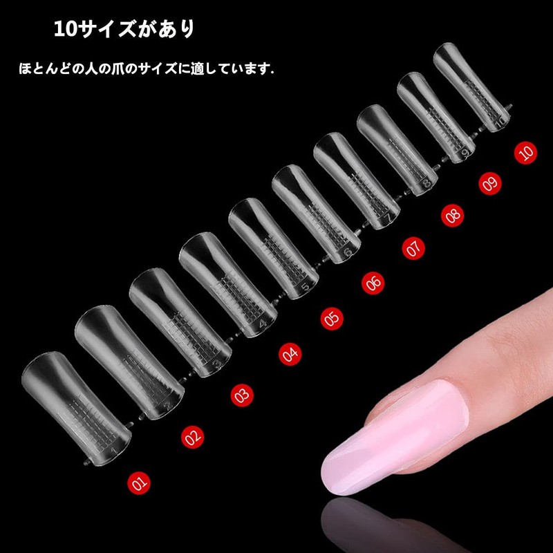 JP194 Foam Tip, Nail Tip Foam, Length 100 Shefun Nail