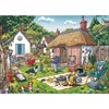 Jigsaw Puzzles for Adults 1000, Puzzles for Adults, Challenging Puzzles, Puzzle Game for The Whole for Women, Gifts for Men, Theme:Warm courtyard