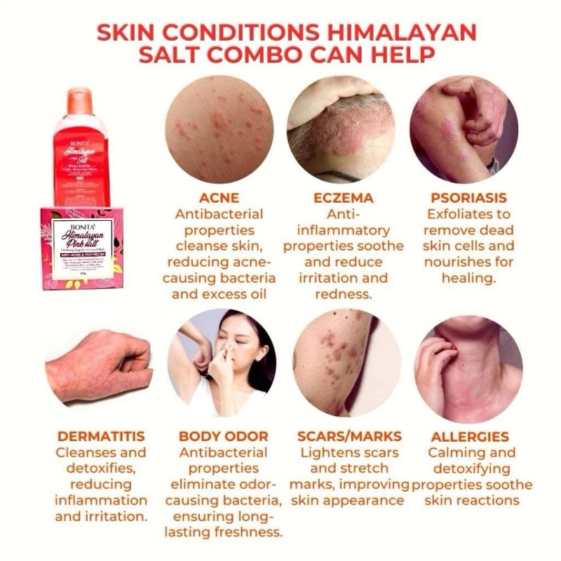 BONITA Himalayan Pink Salt Oil & Himalayan Pink Salt Soap