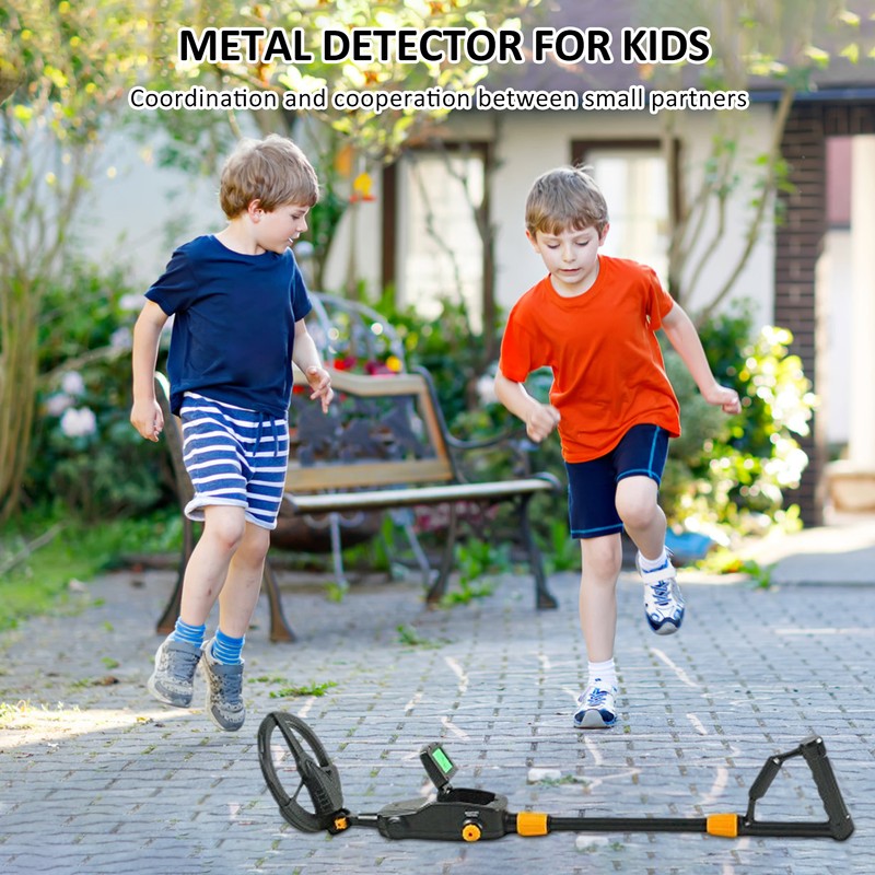 MD-1008A Metal Detector for Kids, Waterproof Search Coil Kids Metal