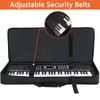 SNIGJAT 61 Key Keyboard Case, Soft Piano Bag with 0.32