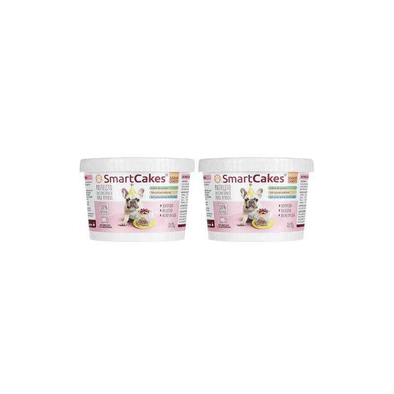 Pastelito Instantáneo para Perros, 100% Natural, Sin Gluten, Sabor Camote,