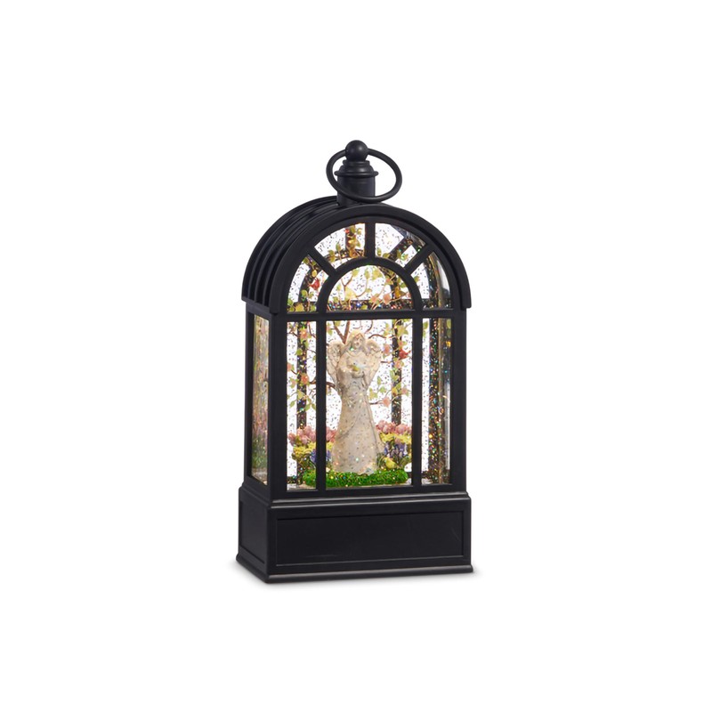 Raz Imports 2024 10.25" Angel with Birds Lighted Water Arched