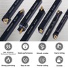 1/2" 12mm Indexable Lathe Turning Tool 21Pcs Kit- 7Pcs Metal