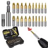 Gifts for Men, 22PCS Upgraded Titanium Damaged Screw Extractor Set