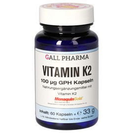 Gall Pharma Vitamin K2 100 Mikrogramm GPH Kapseln, 60 Stück, 1er Pack (1 x 60 Stück)