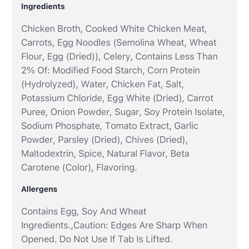 Progresso Chicken Noodle 18 oz. (6 Cans)