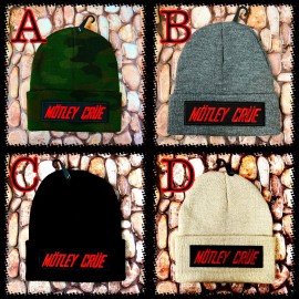 MOTLEY CRUE COLOR BEANIE (SCROLL FOR MORE COLORS )