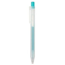 MUJI NBA45A8A Smooth Paint Gel Ink Ball Point Retractable Asagi 0.5mm
