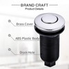 SINKINGDOM Garbage Disposal Sink Top Air Switch Kit with Long