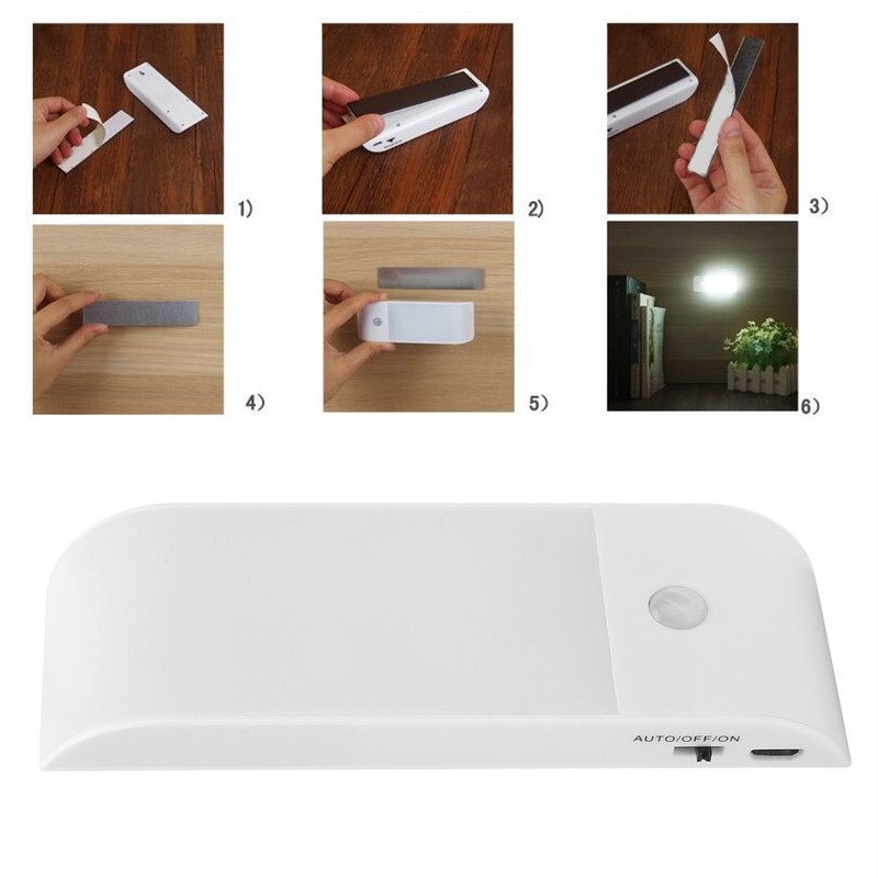 12LED 3 Modes Cabinet Infrared Induction Lamp for Closet Wardrobe