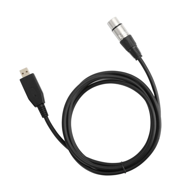 Microphone Cable Computer USB to XLR Female Microphone Connector Cord
