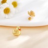 18K Gold Plated Duck Earrings Sterling Silver Cute Yellow Duck