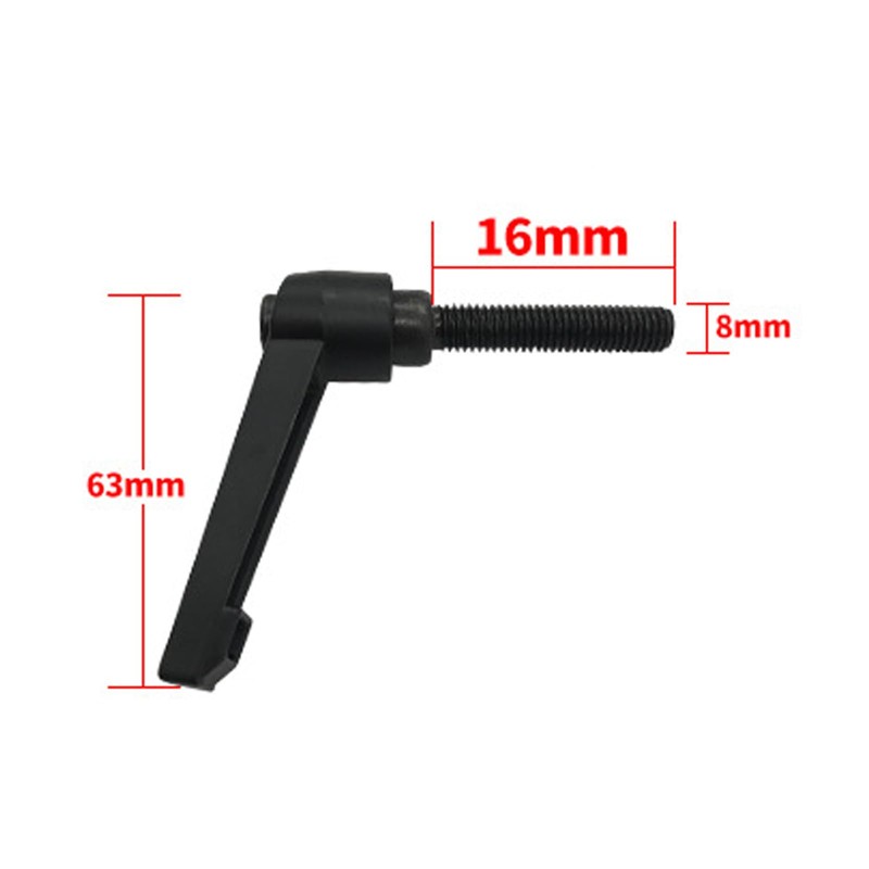 SHULLIN 4pcs M8 x 20mm Clamp Lever Handle Crank Handle