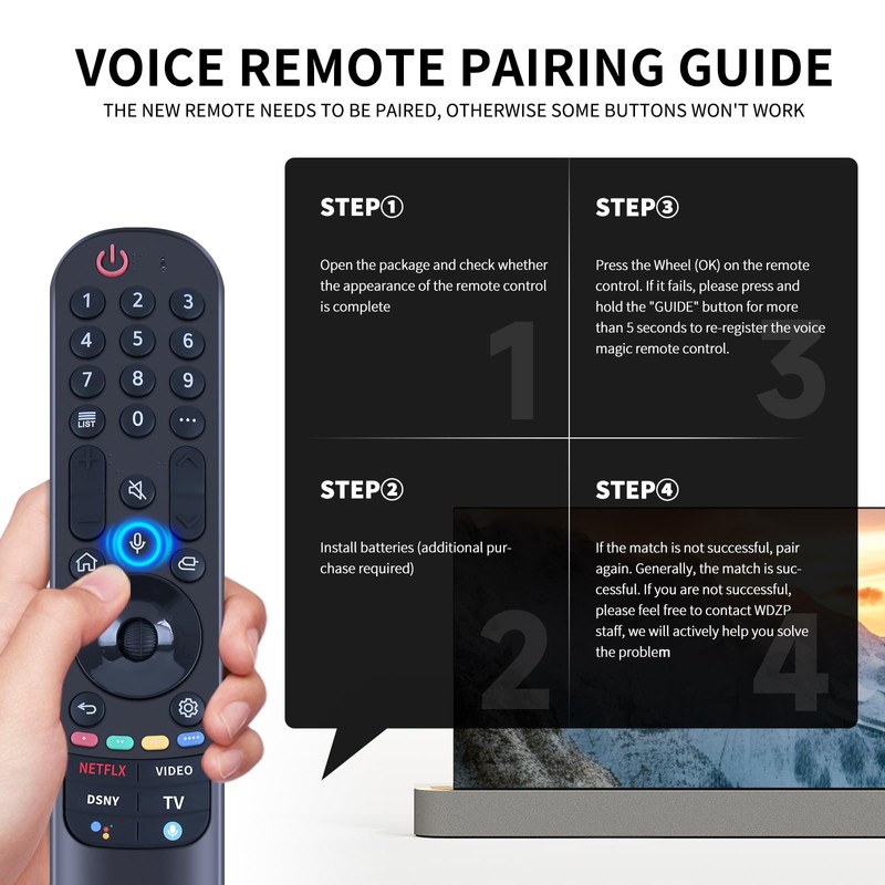 AN-MR21GC MR21GA Voice Magic Remote Control for LG 2021 OLED