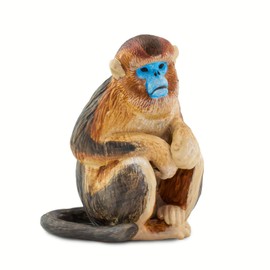 Safari Ltd. Snub Nosed Monkey - Realistic 2.5" Primate Figure - Educational Toy for Boys, Girls, and Kids Ages 3+