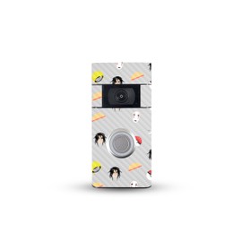 MightySkins Carbon Fiber Skin Compatible with Ring Video Doorbell (2nd Generation) - Anime Fan | Protective, Durable Textured Carbon Fiber Finish | Easy to Apply, Remove, and Change Style