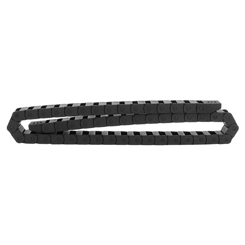 1m R18 Cable Drag Chain Black Nylon Wire Carrier CNC