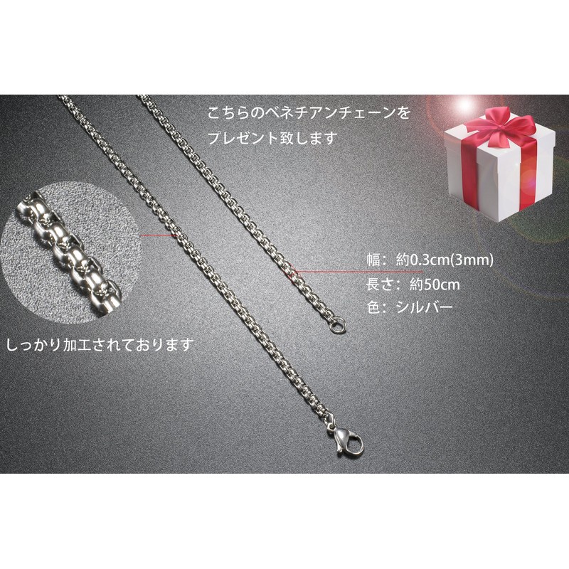 EUROKOHAKU Fleur-de-lis Crest Pendant, Lily, Men's, Silver Color, Surgical Stainless