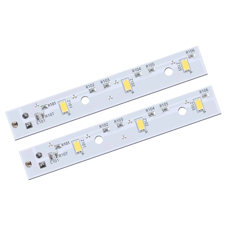 For GE 2pcs WR55X26671 Refrigerator LED Light Board for GE