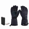 Electric Heated Gloves Waterproof Winter Gloves with 3 Heating Levels