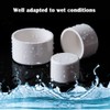 HayEastdor 4PCS 1.5inch PVC Cap Pipe Fitting White PVC Pipe