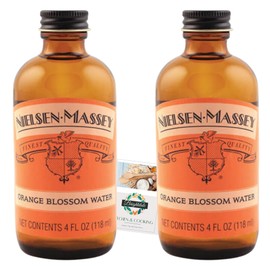 Orange Blossom Bundle with Nielsen-Massey Orange Blossom Water 60ml 2 Pack + Brightdale Kitchen Card