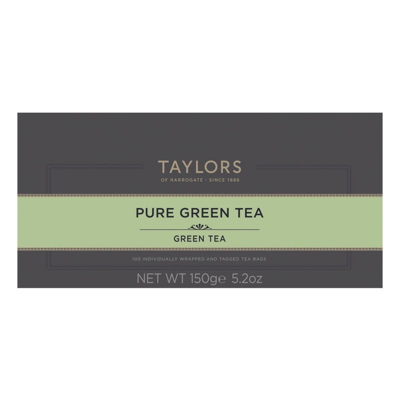 Taylors of Harrogate Delicate Pure Green Tea, 100 Tea Bags