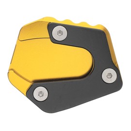 Gatuida Motorcycle Kickstand Pad Support Side Extension Plate for Enhanced Stability Soft Ground Durable Slip Base for Gravel and Parking
