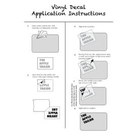 FSSS Ltd 10 x Heart in Heart Tile transfer stickers kitchen bathroom shabby chic diy home (RED, 80mm)