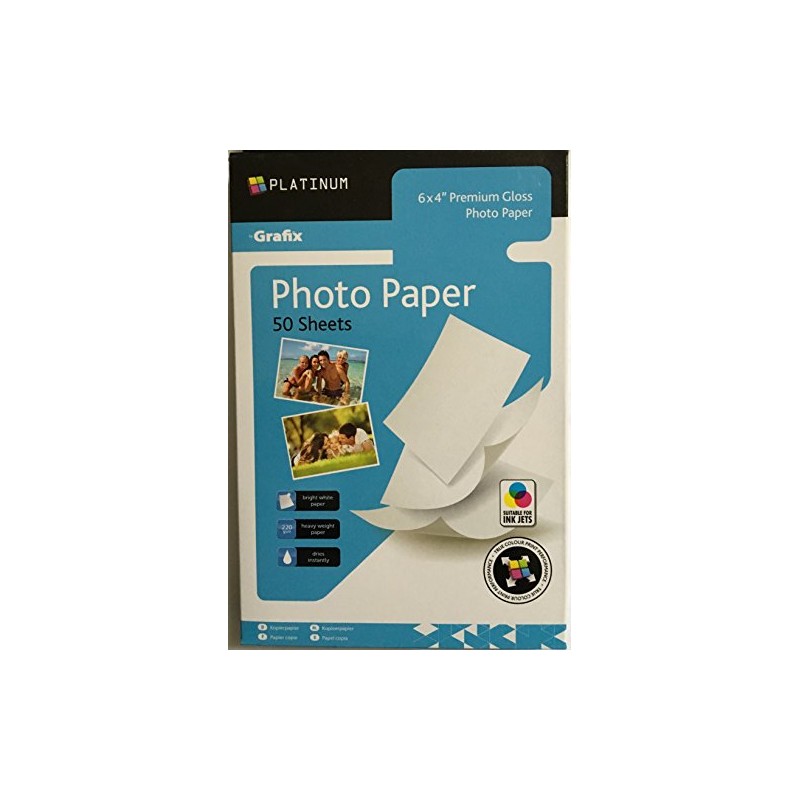 Grafix Photo Paper 50 Sheets 6x4" 220 GSM ( 15CM