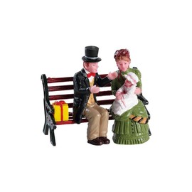 Lemax 82607 Caddington Village Figurine: Baby's First Christmas