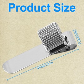 Rumyve Pen Holder, 3PCS Manganese Steel Pen Holder, Pocket Clamp and Adjustable Spring Ring, Metal Pen Holder Pen Ring Clamp Notebook and Office Whiteboard Notebook Portable, Retractable Pen Holder