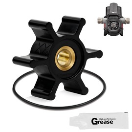 Upgraded Premium Neoprene Impeller with Brass Core & O-Ring Kit, Compatible with Milwaukee Transfer Pump M18, Replacement Milwaukee Transfer Pump Impeller for 49-16-2771, Includes Lubricant