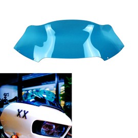 POWER JAMES 8 inch Acrylic Windshield, Compatible with Harley Davidson Road Glide FLTR 2015-2023, Clear (Lake Blue)