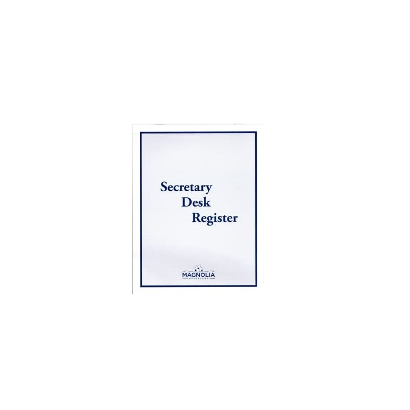 Secretary Deskbook Check Register - Size 6 3/8 x 8