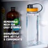Giraffe Bottle Tower Hands Free Drinking System, Clear Tritan Bottle