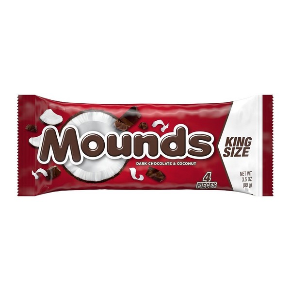 Mounds Candy Bars, 3.5-Ounce (Pack of 18)