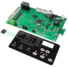 42002-0007S 461105 Control Board Kit with 472610Z Switch Pad Replacement for Pentair Mastertemp 200 250 300 400 400HD for Sta-Rite Max-E-Therm SR200NA SR333NA SR400NA SR200HD SR333HD SR400HD Heater