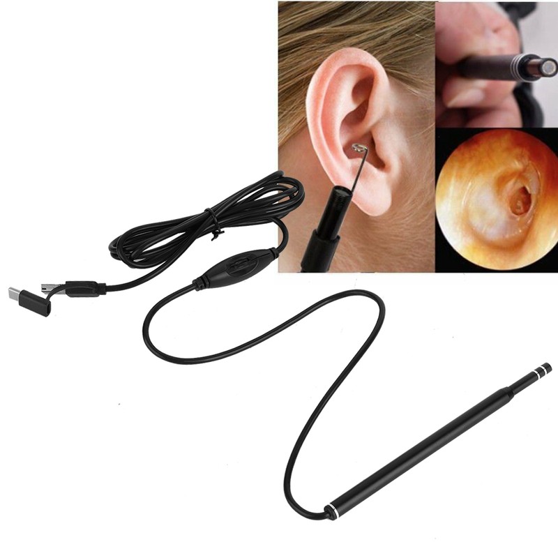 3-in-1 Home Use Ear Cleaning Endoscope Earpick Camera HD Earwax