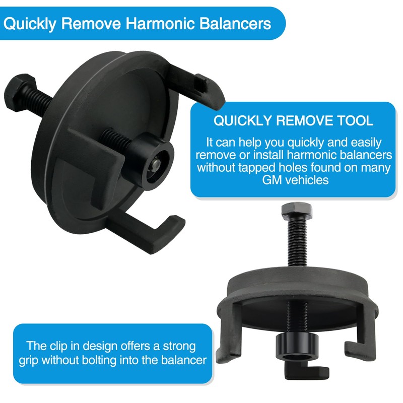 25264 Harmonic Balancer Puller for GM, LS Crank Pulley Puller