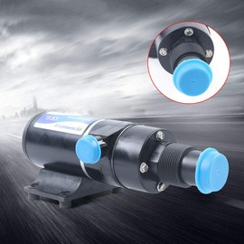 Self-priming RV Macerator Pump, 45L/min Flow Rate Double Blade Macerator Waste Pump 12V For Marine Yacht Toilet