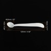 MECCANIXITY Micro Spoons 2 Gram Measuring Scoop Plastic Round Bottom