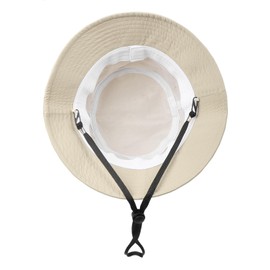 Zylioo Fishing Hat XL/XXL, Large Head UV Fishing Hat, Sun Protection Bucket Hats, Summer Quick-Drying Golf Hat, beige