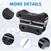 BAKAFOH Aluminum 1 1/4" Rise Handlebar Riser Kit For Can