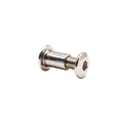 binifiMux 10-Pack M6 x 10mm / 15mm/ 20mm / 25mm / 30mm / 35mm / 40mm / 45mm / 50mm / 55mm / 60mm Rivet Hex Socket Head Cap Connecting Bolt and Barrel Nut for Furniture