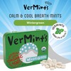 VerMints Organic Breath Mints Wintergreen - Real Long-Lasting Refreshment, Travel